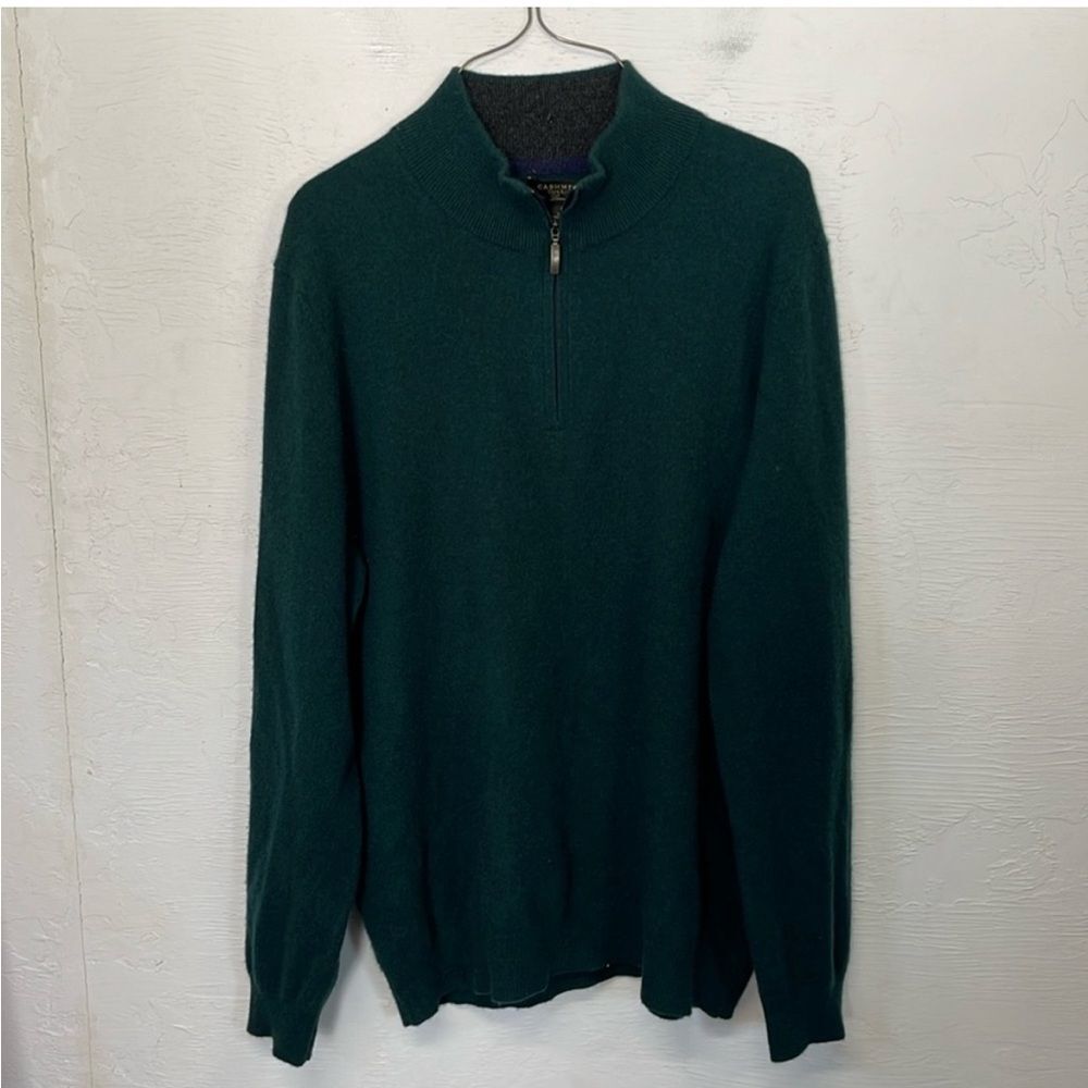 Cashmere Club Room Luxury | 100% Cashmere Green‎ men’s Sweater L